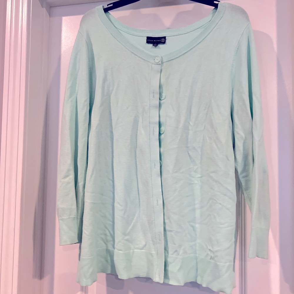 Spring cardigan lightweight - light mint green